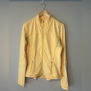 Lululemon Athletica Yellow Utility Jacket